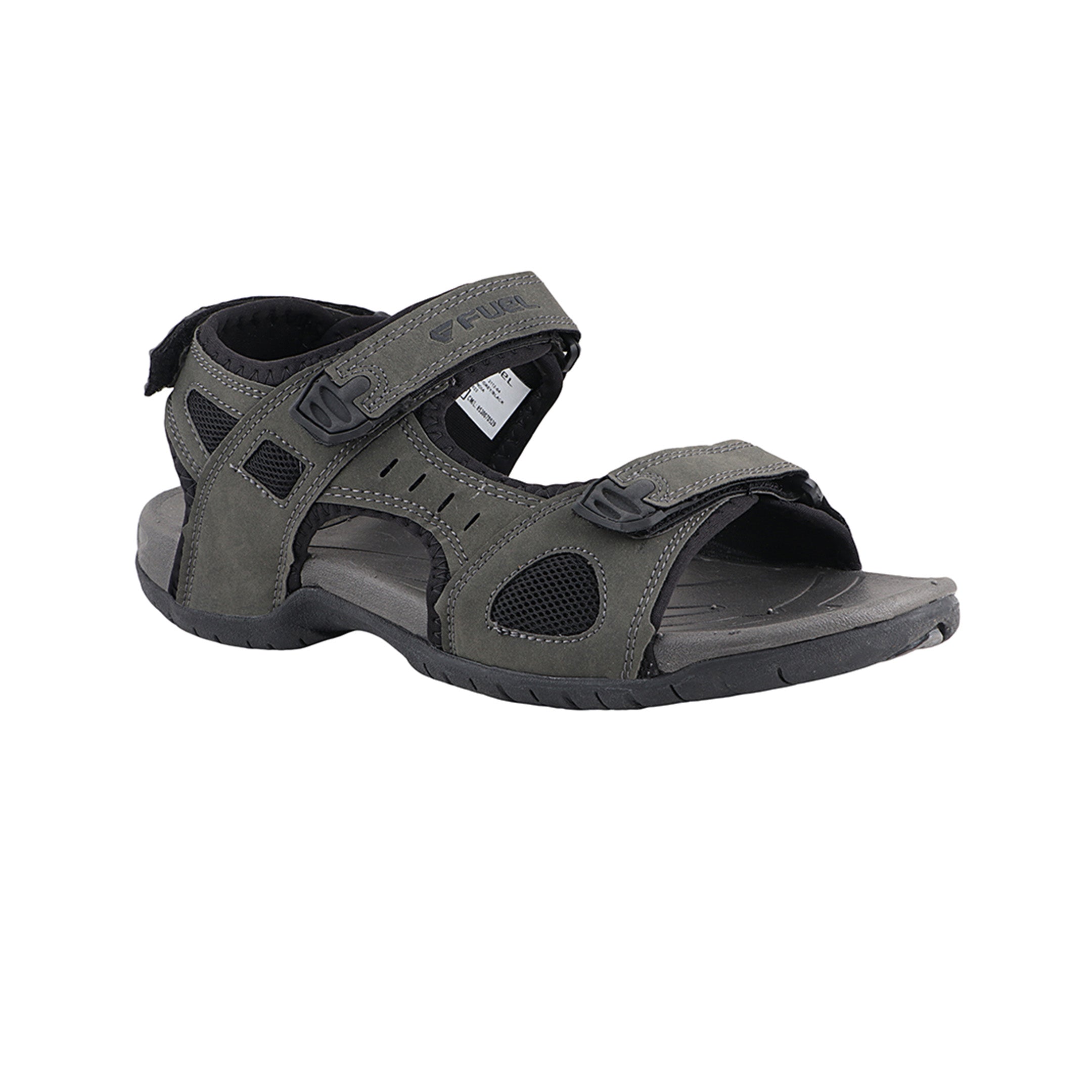 FUEL 2112-03 Indoor & Outdoor Sports Sandals with Durable Upper & Comfortable For Man (Black)