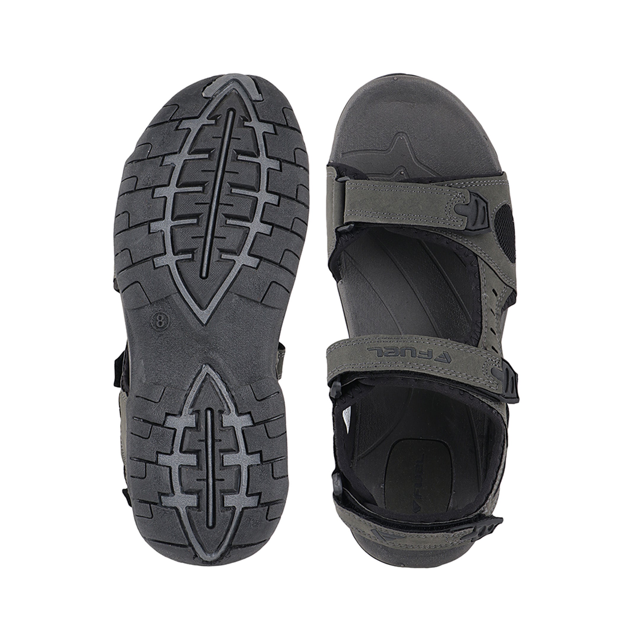FUEL 2112-03 Indoor & Outdoor Sports Sandals with Durable Upper & Comfortable For Man (Black)