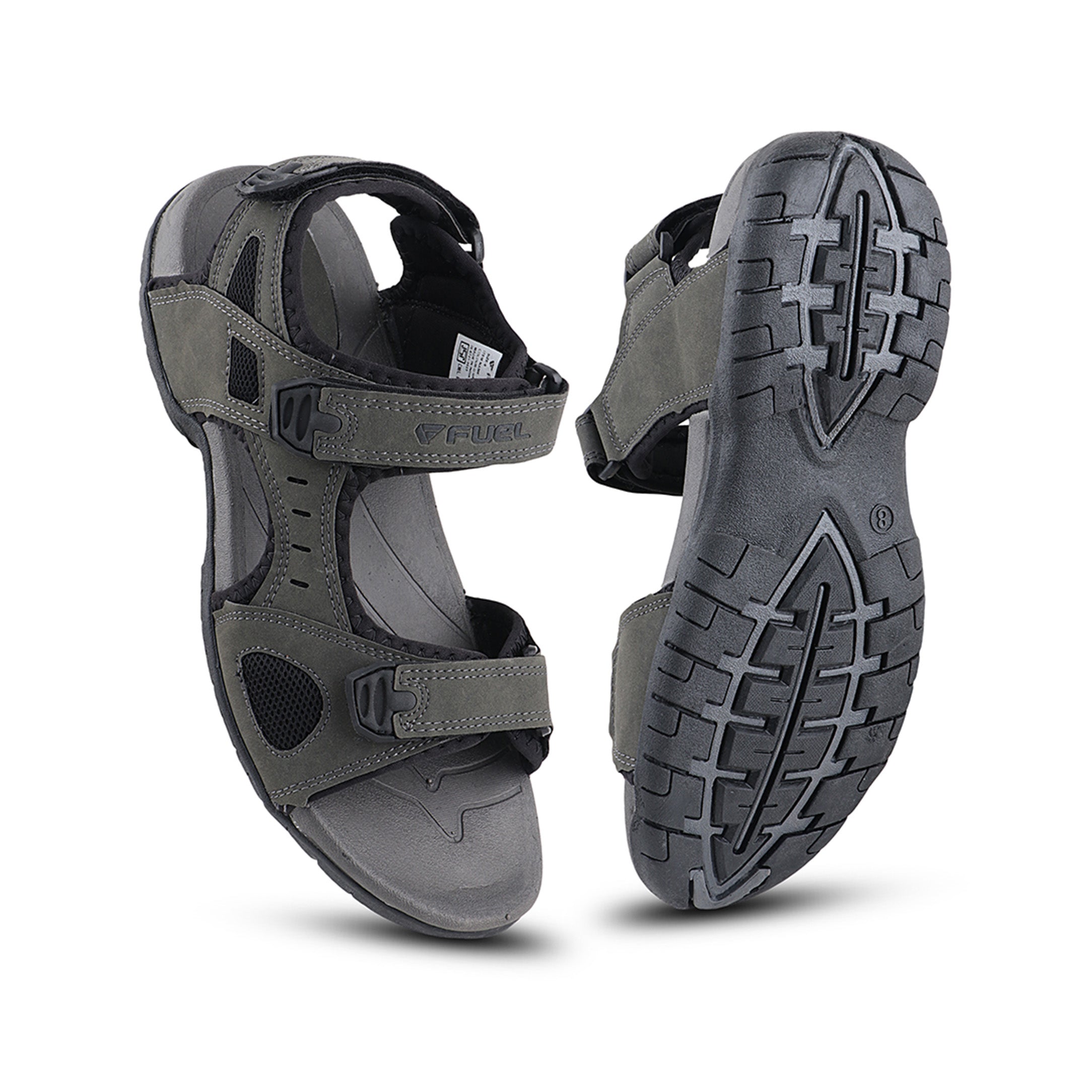 FUEL 2112-03 Indoor & Outdoor Sports Sandals with Durable Upper & Comfortable For Man (Black)