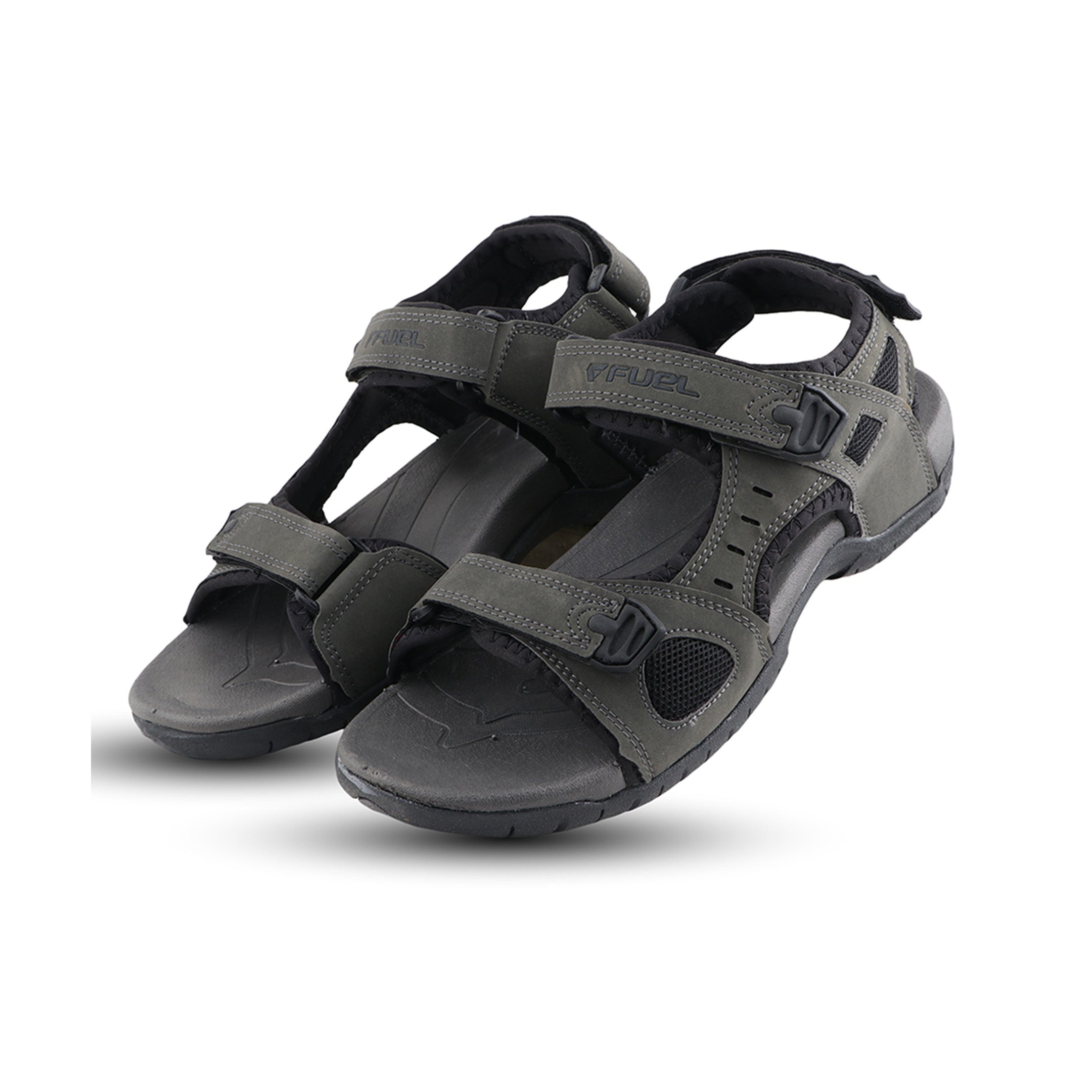 FUEL 2112-03 Indoor & Outdoor Sports Sandals with Durable Upper & Comfortable For Man (Black)