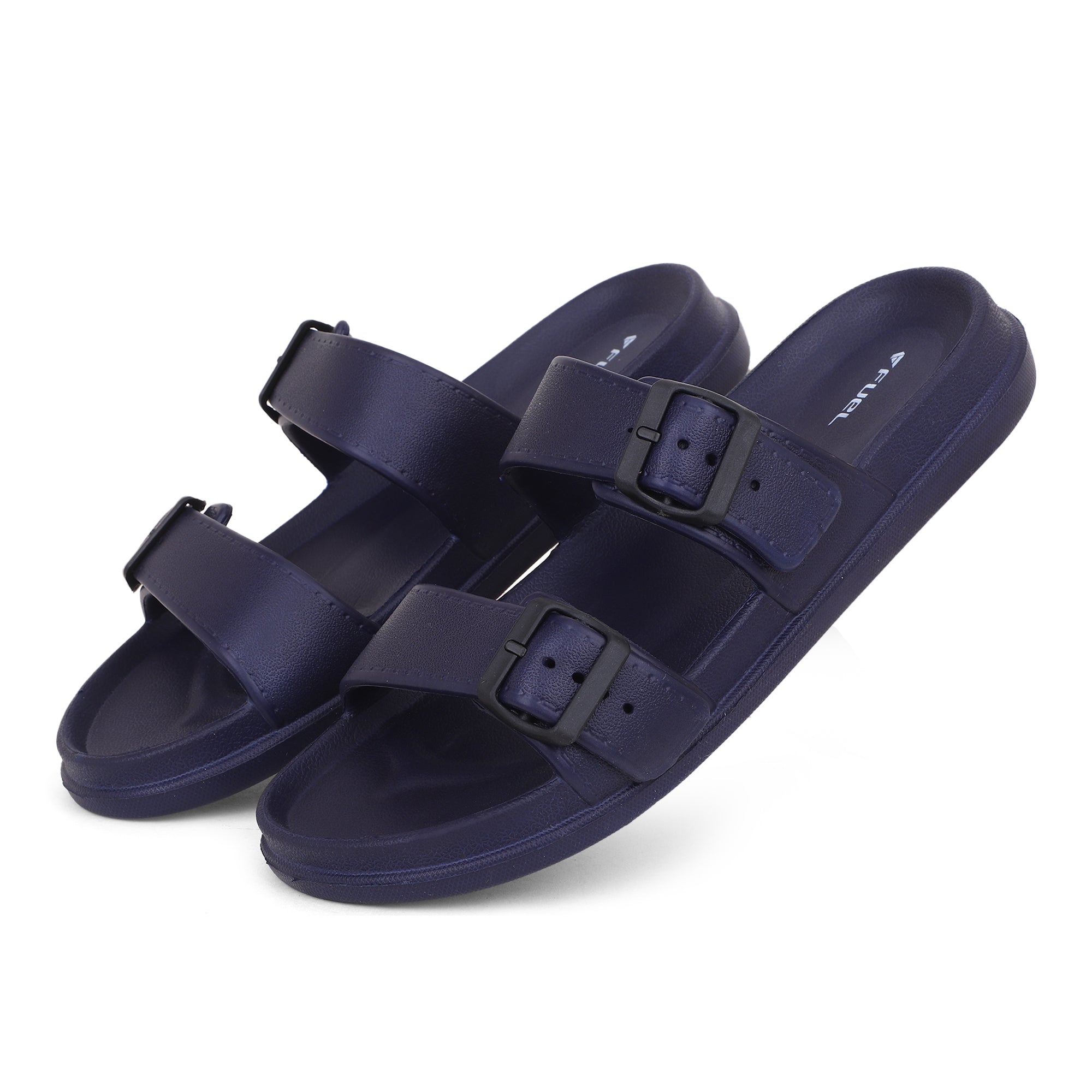 FUEL Aura Lightweight & Anti-Slip with Cushioned Footbed and Flexible Durable Slipper for Men's (Blue)