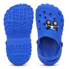 FUEL Poddle Cute & Lightweight EVA Slip-On Clogs for Kids (Blue)
