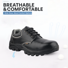 Fuel Leon R Safety Shoes for Men's (Black)