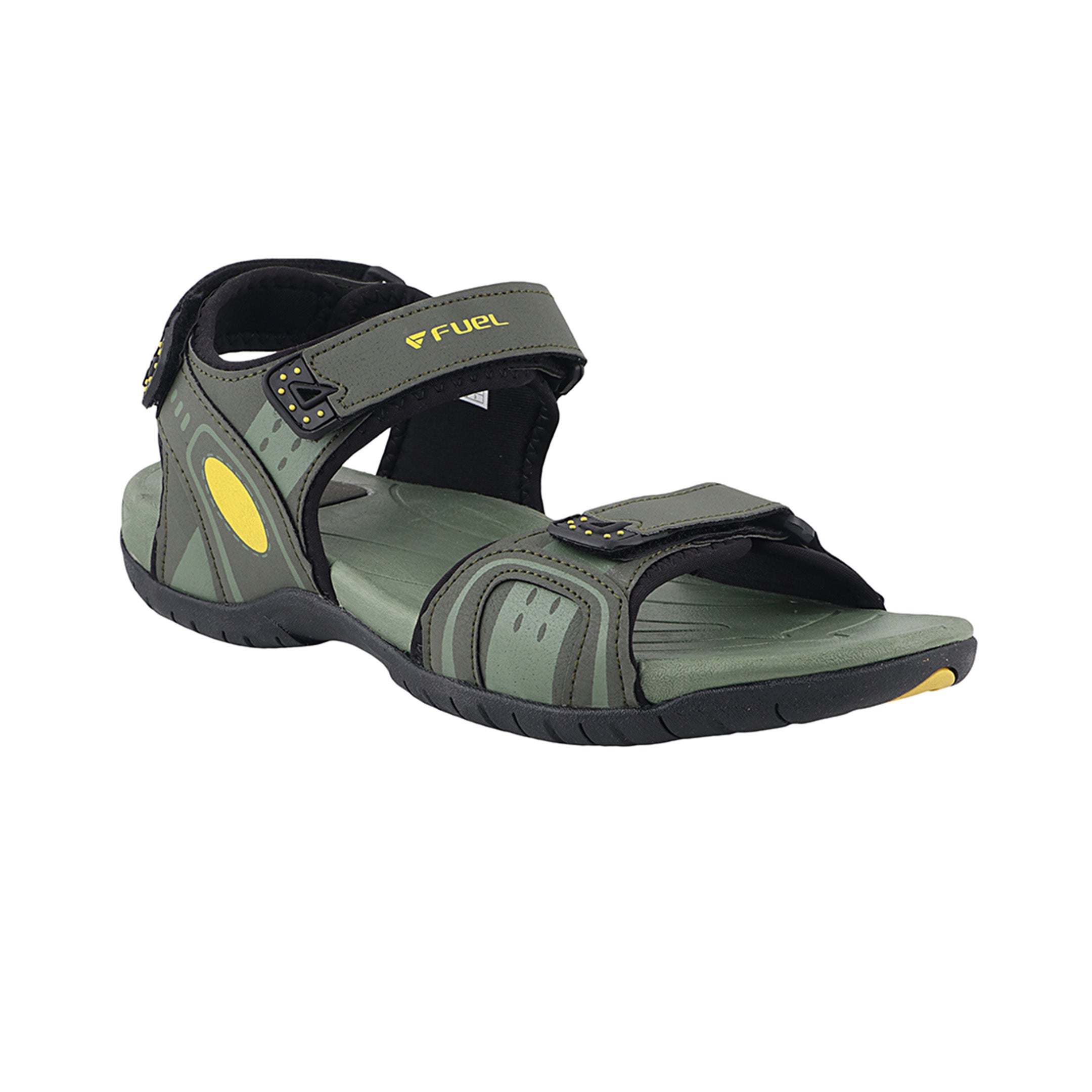 Fuel 2112-08  Sandal For Men's (OLIVE/YELLOW)