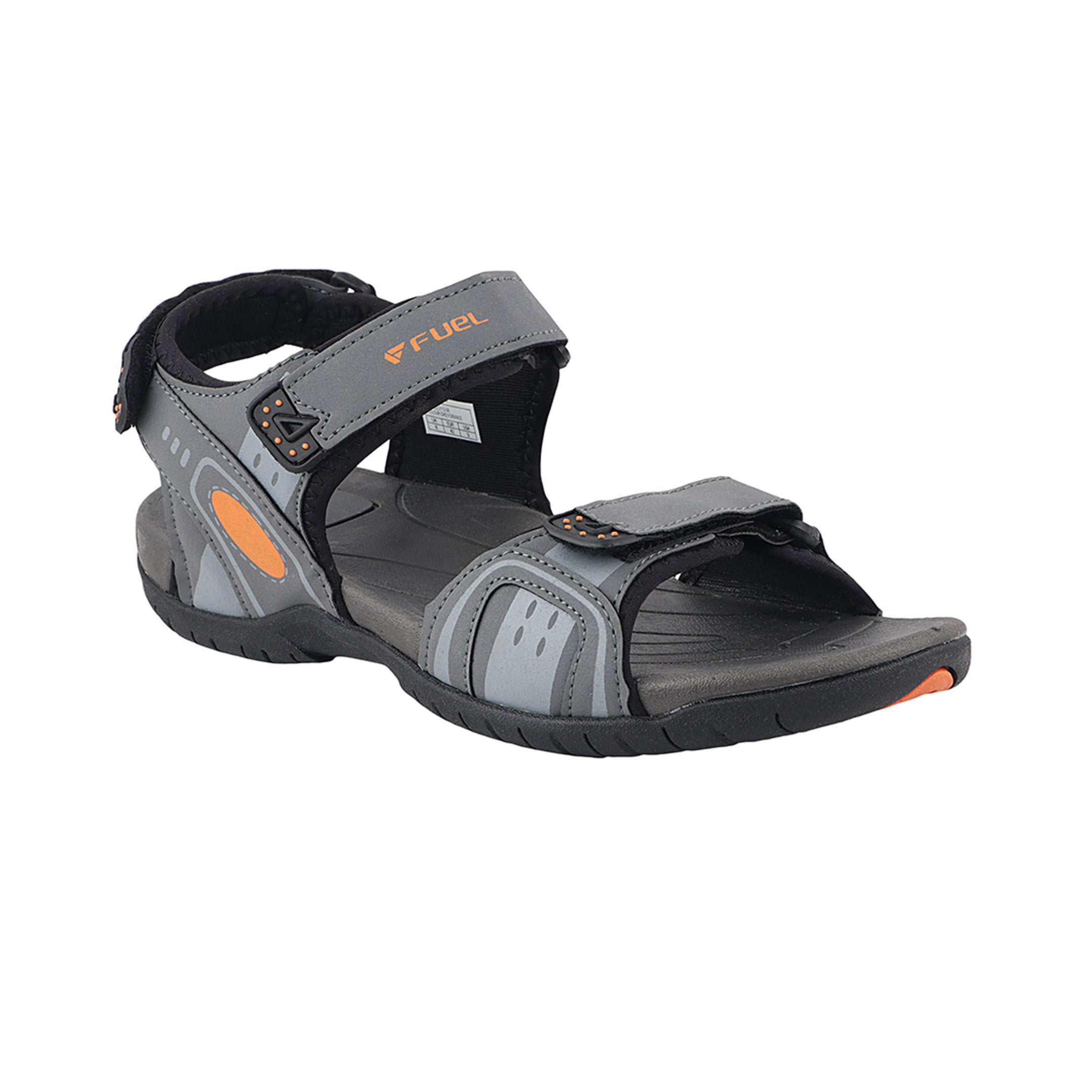 Fuel 2112-08  Sandal For Men's (GREY/ORANGE)