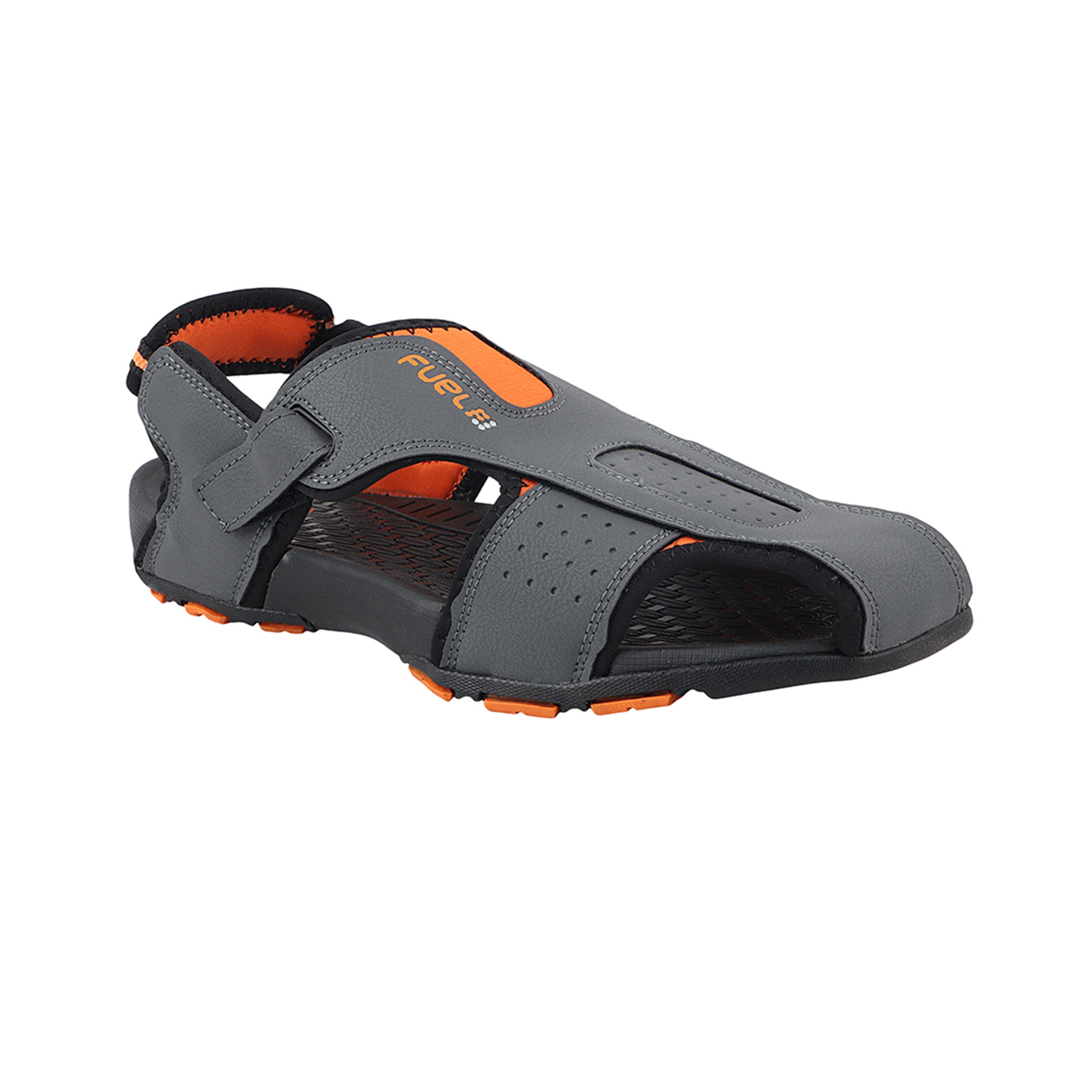 Fuel Neston Sandal For Men's (D.GREY/ORANGE)