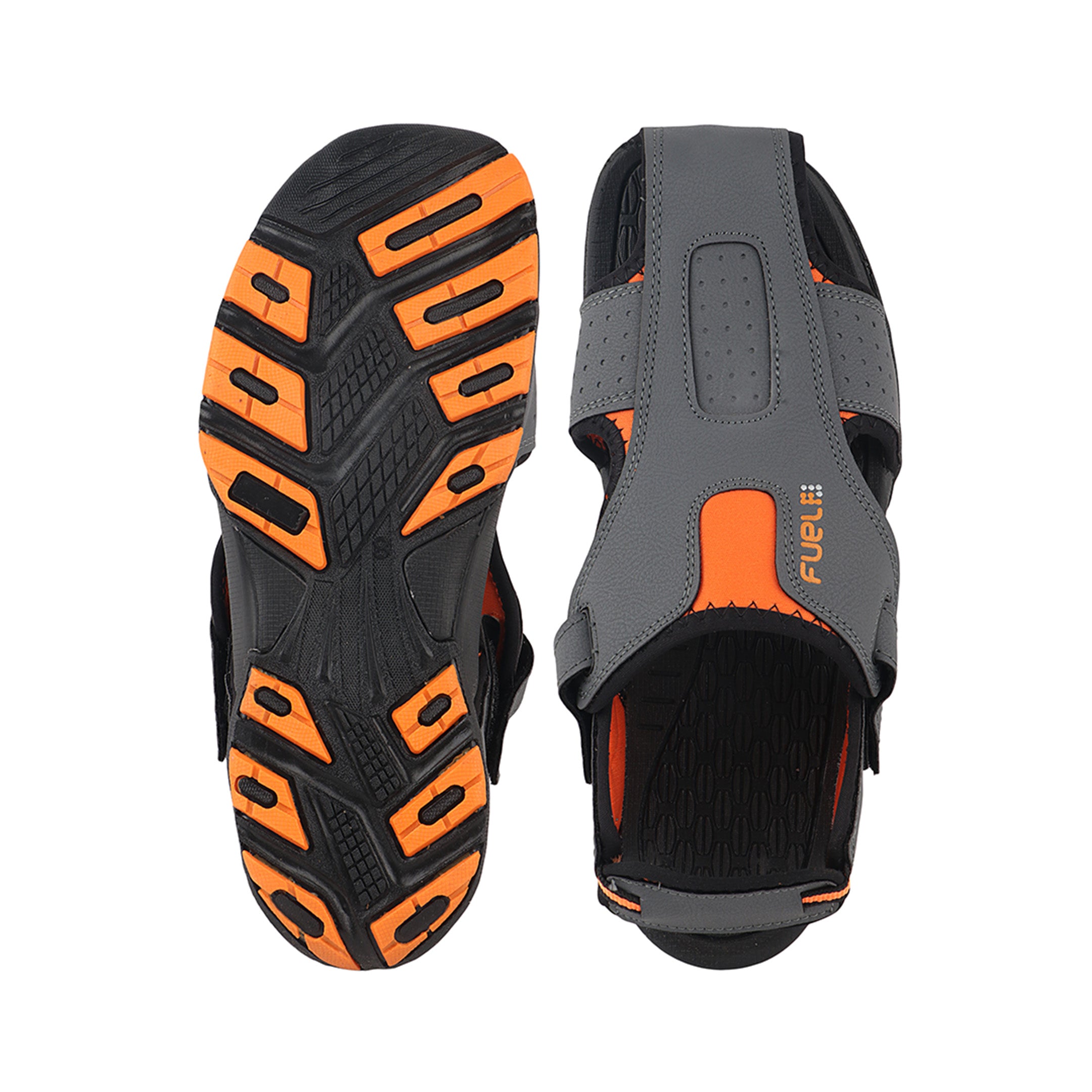 Fuel Neston Sandal For Men's (D.GREY/ORANGE)