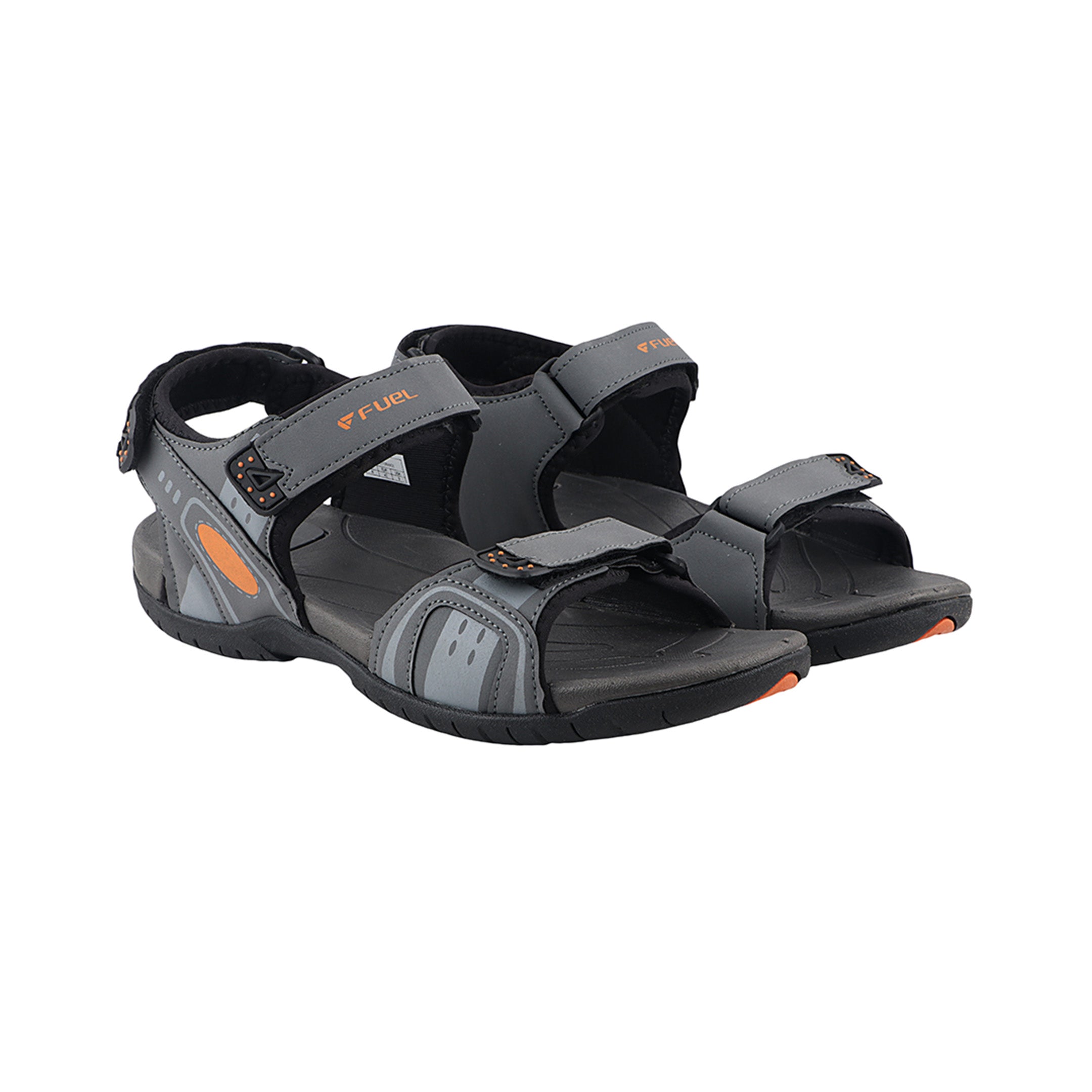 Fuel 2112-08  Sandal For Men's (GREY/ORANGE)