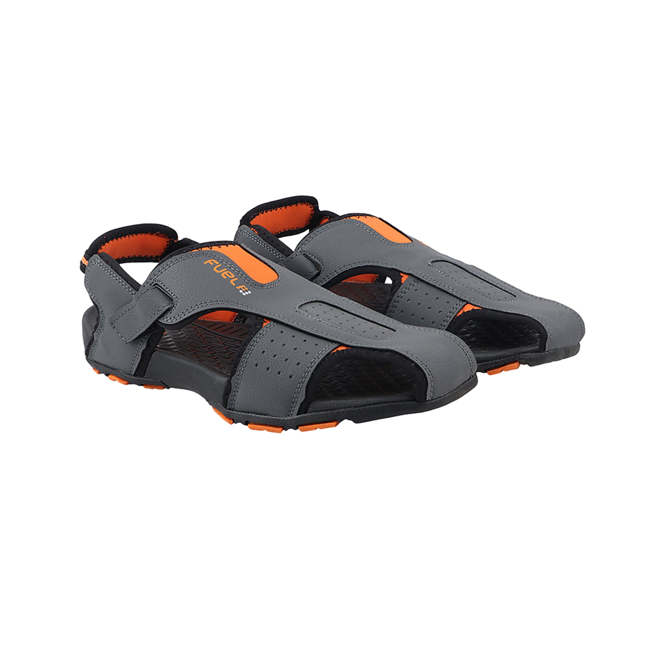 Fuel Neston Sandal For Men's (D.GREY/ORANGE)