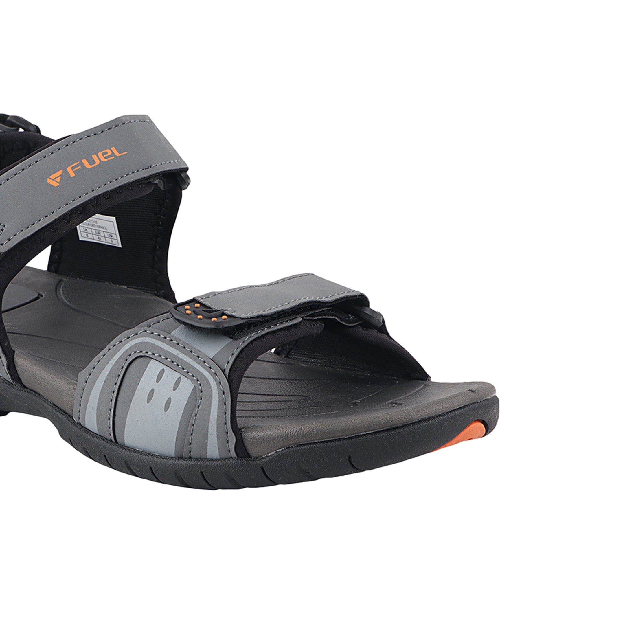 Fuel 2112-08  Sandal For Men's (GREY/ORANGE)