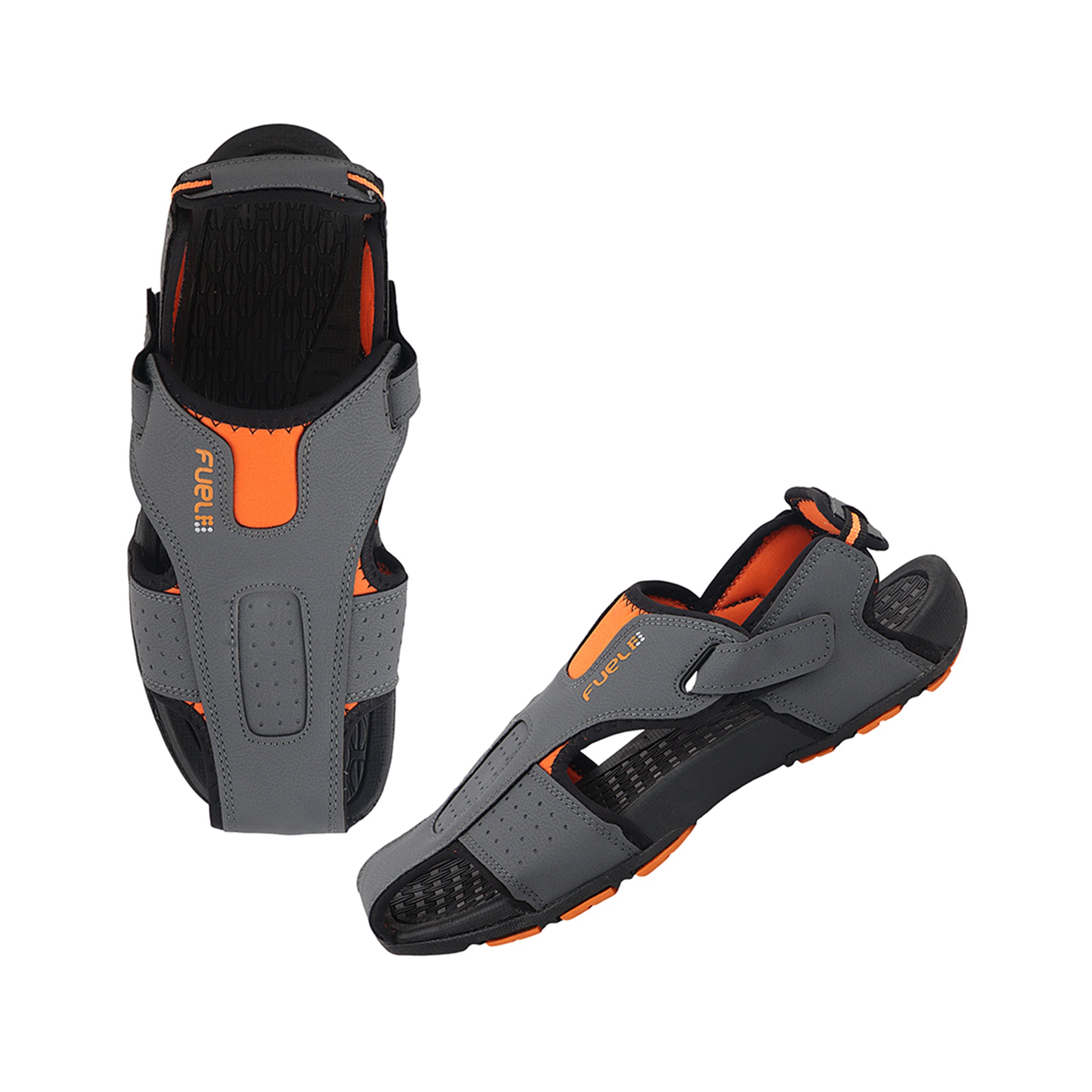 Fuel Neston Sandal For Men's (D.GREY/ORANGE)
