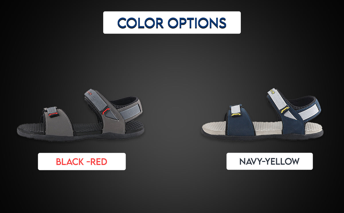 FUEL Roadster-01 Ultra Light-Weight Sports Sandals For Men (Navy)