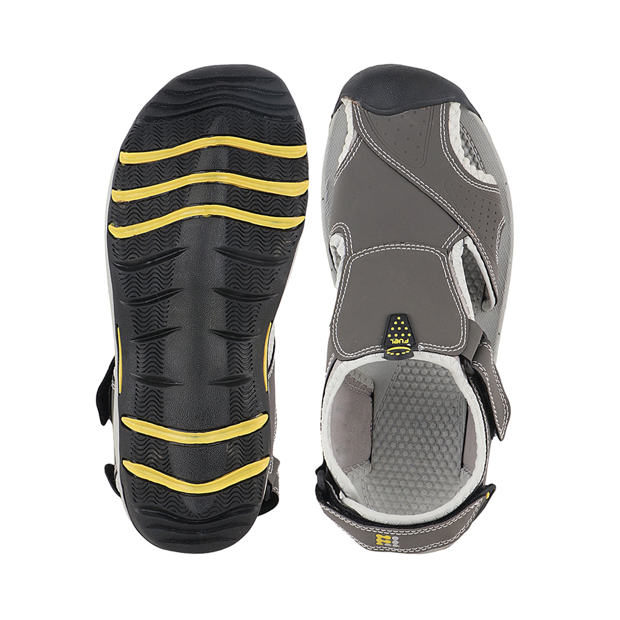 Fuel Soldier-04 Fisherman Sandals for Men (D-Grey)