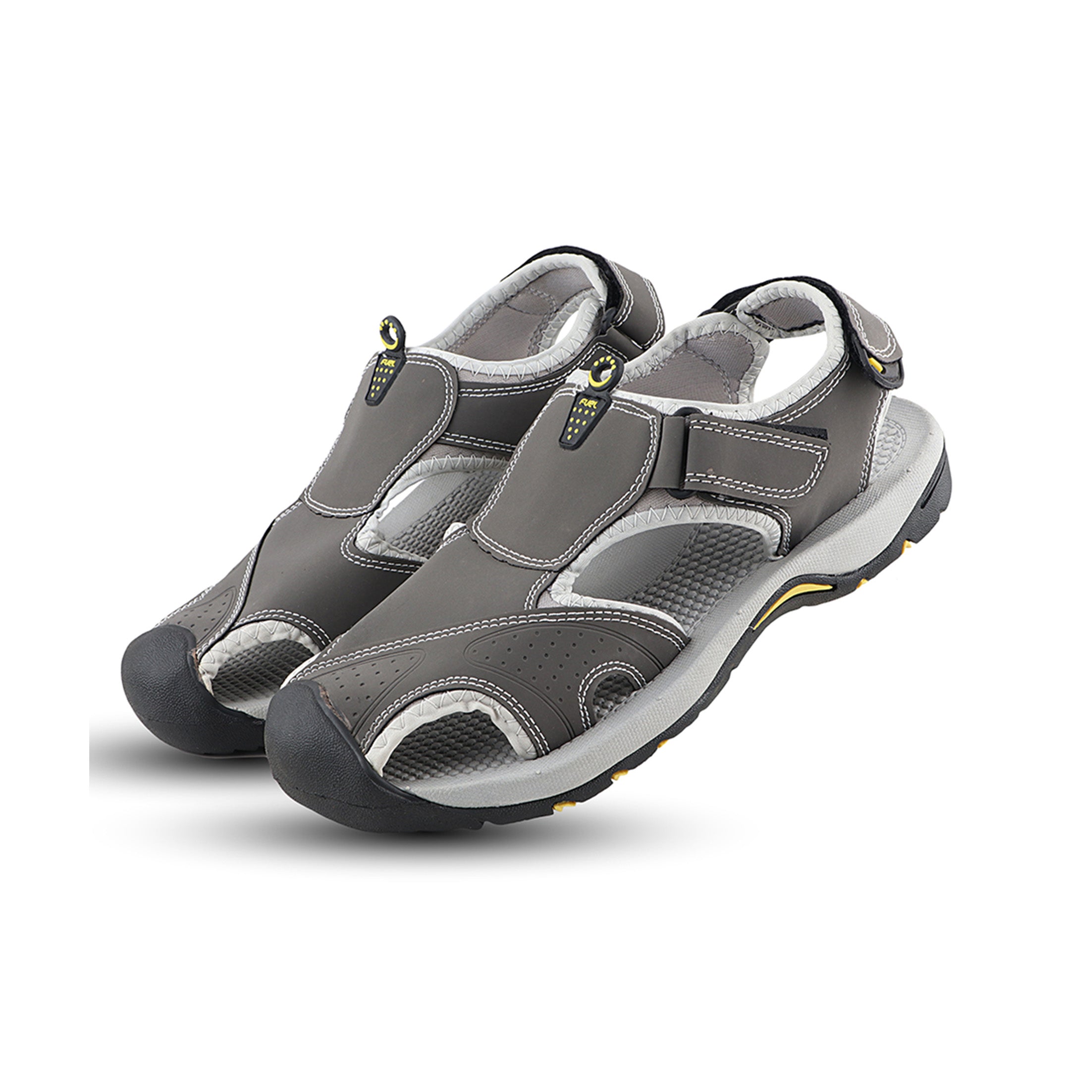 Fuel Soldier-04 Fisherman Sandals for Men (D-Grey)