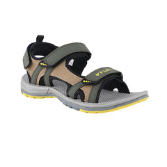 Fuel Splendor Sandals For Men's (Oilve-Yellow)
