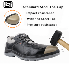 FUEL Stroid-DD Safety Shoes for Men Industrial PU Single Density Sole, 200J Steel Toe, Energy Absorption (Sizes -6UK - 11UK/India)