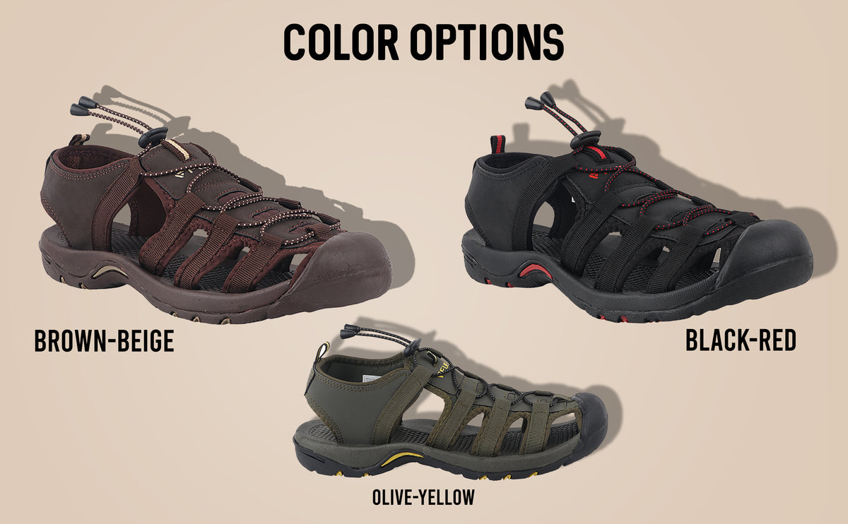 FUEL Soldier-06 Stylish Outdoor Fisherman Sandals Men (Brown)