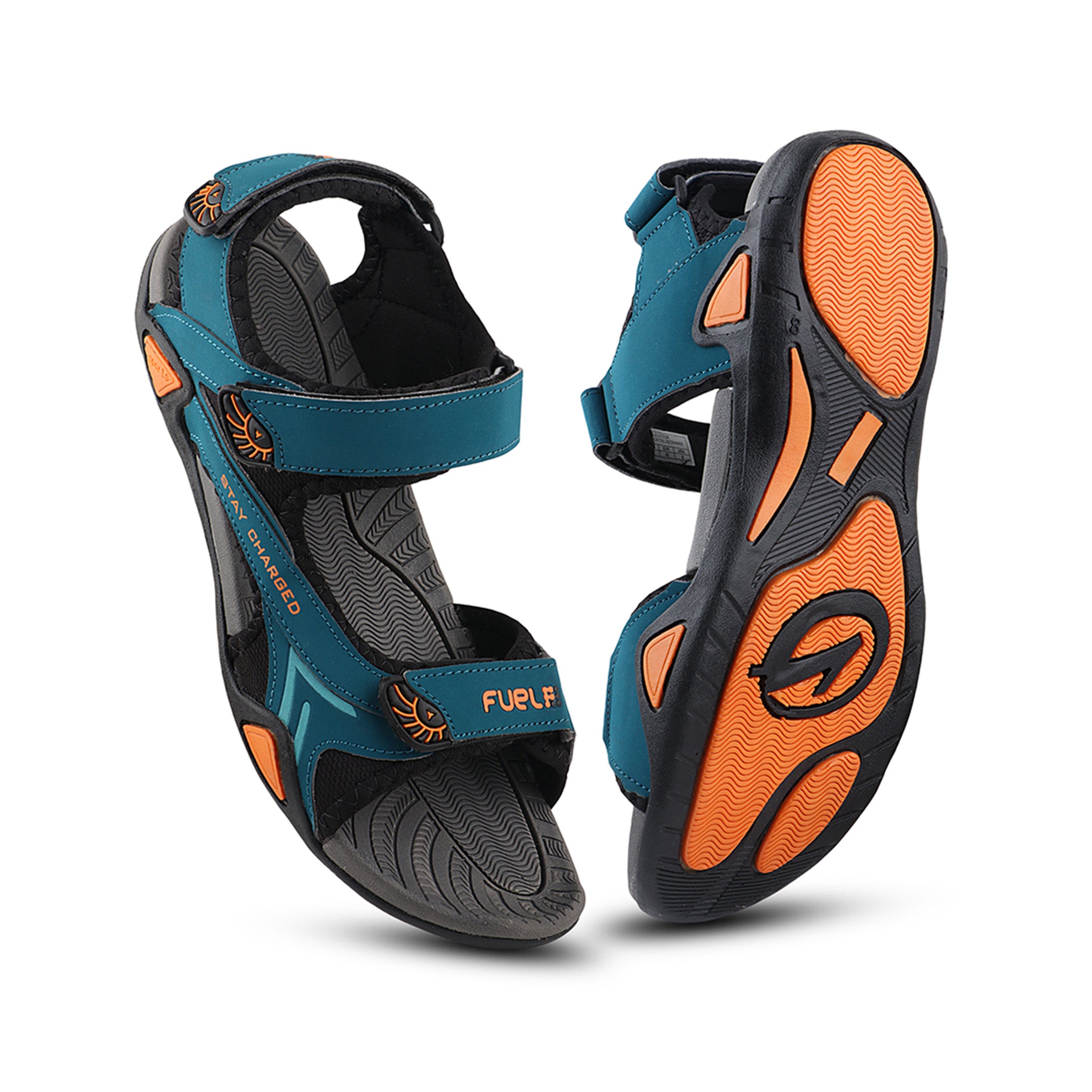 Fuel Victor Sandals For Men's (Blue-Orange)