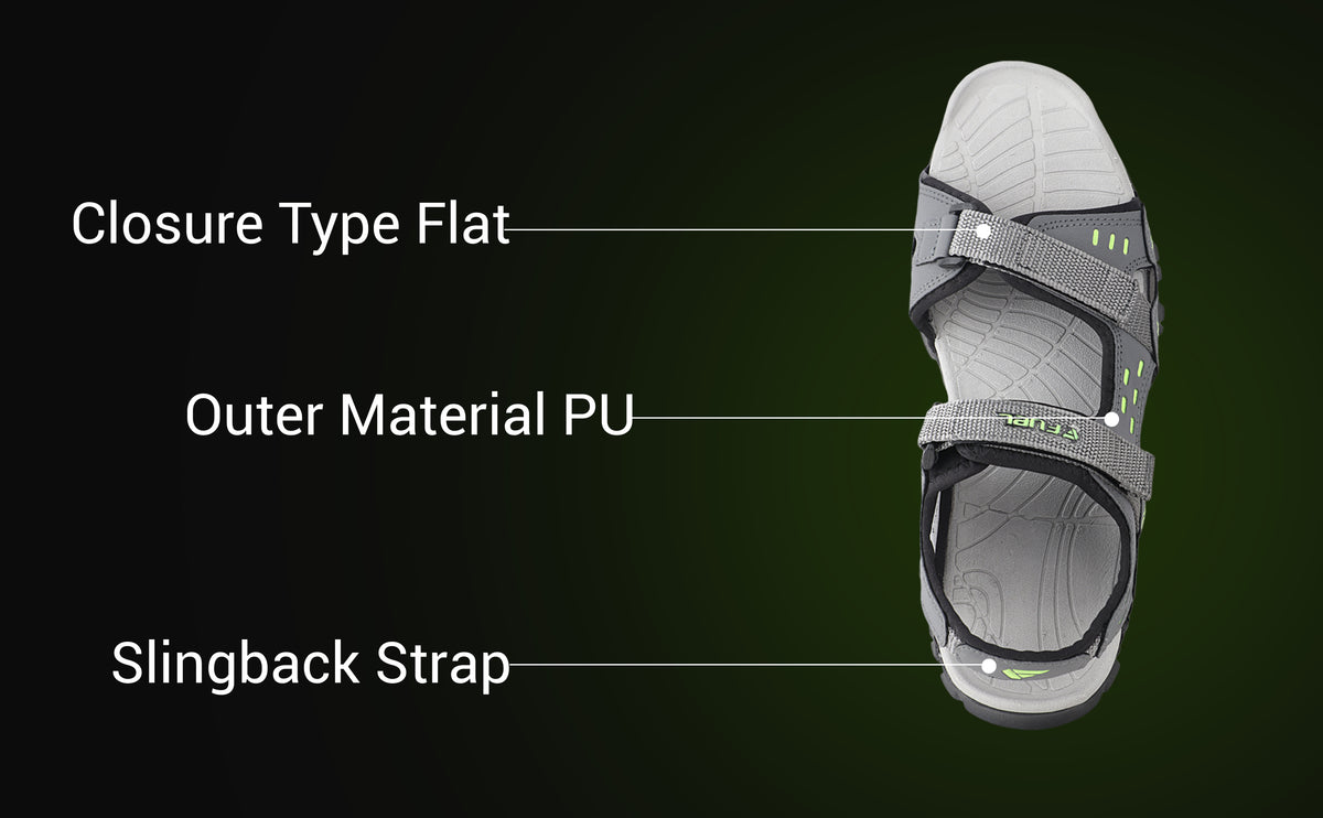 FUEL Timberland Comfortable Casual Sandals for Men (Grey)