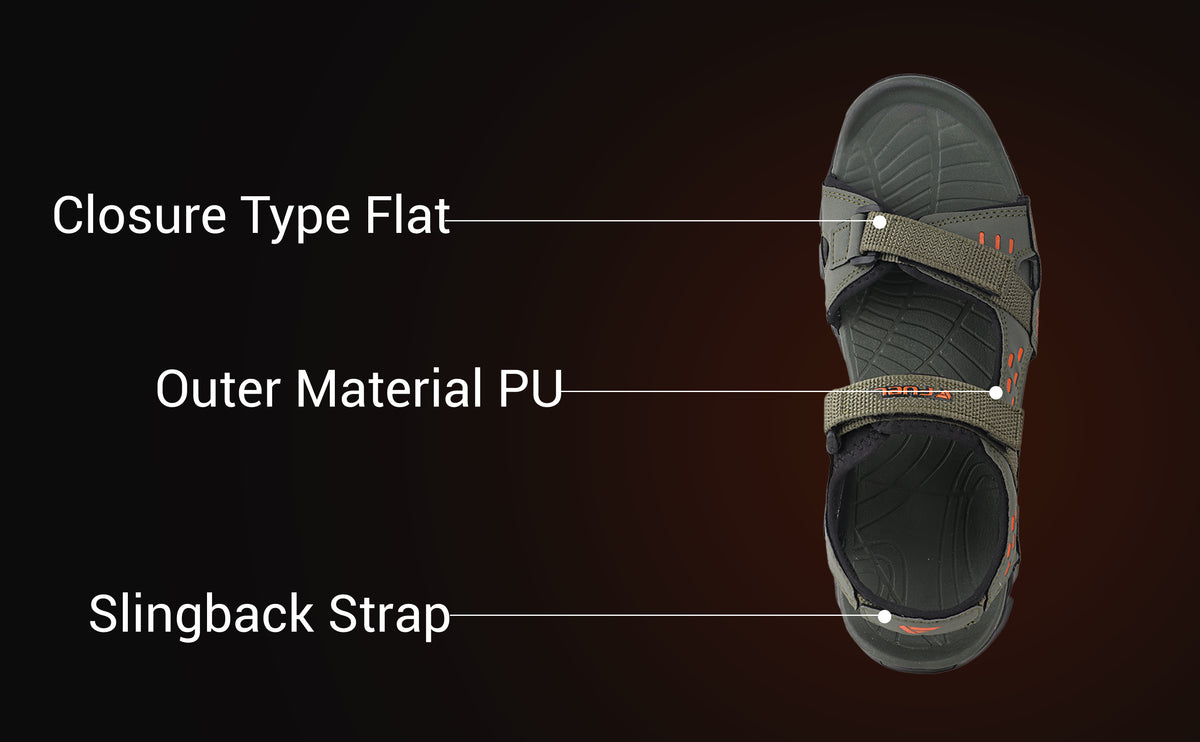 FUEL Timberland Comfortable Casual Sandals for Men (Olive)