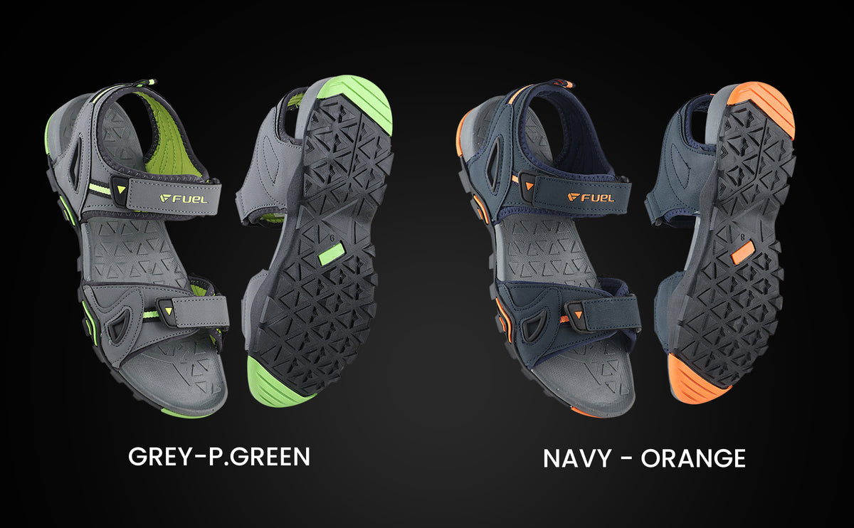FUEL Thar Comfortable Sports Sandals For Men's (Navy)