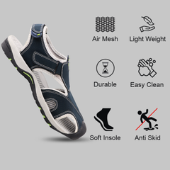 FUEL Soldier-04 Fisherman Sandals for Men (Navy)