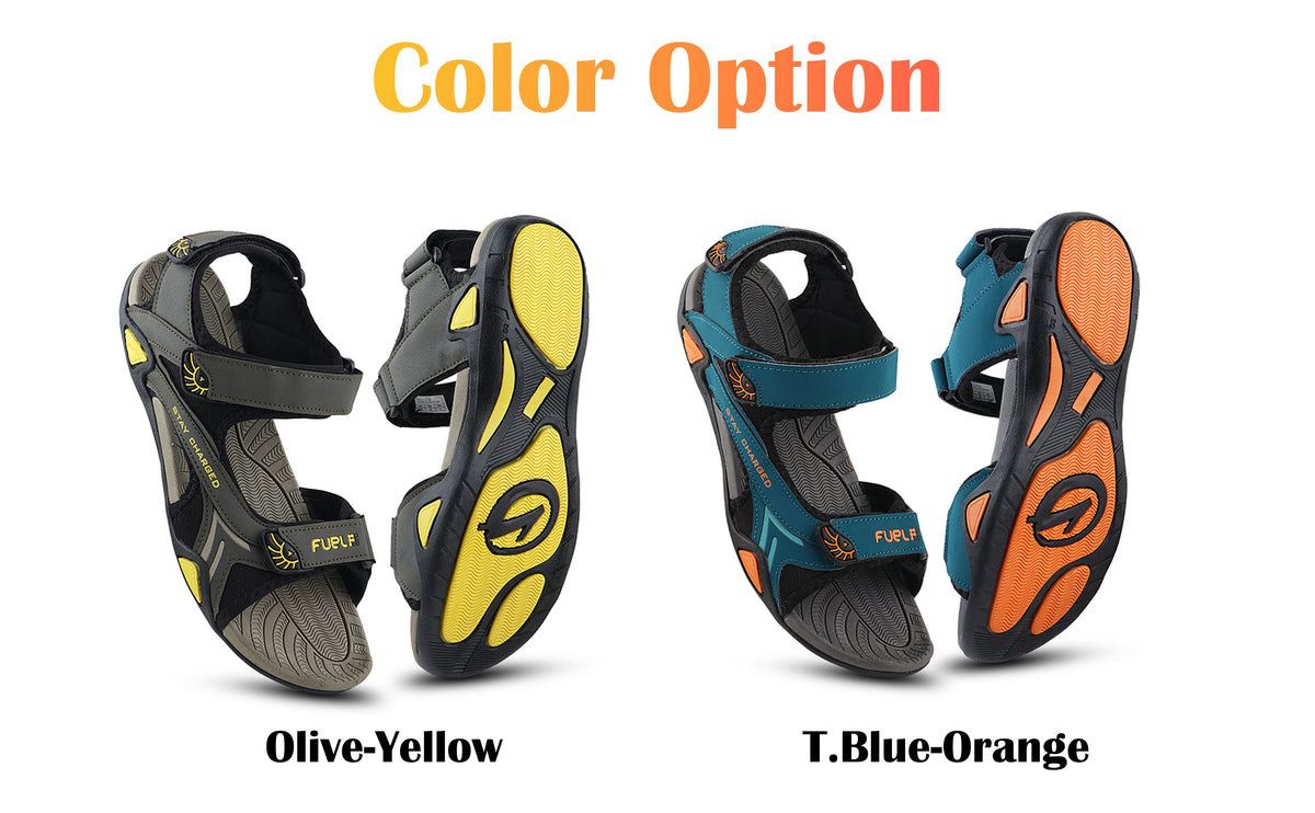 FUEL Victor Casual Sports Sandals For Men's (Blue)