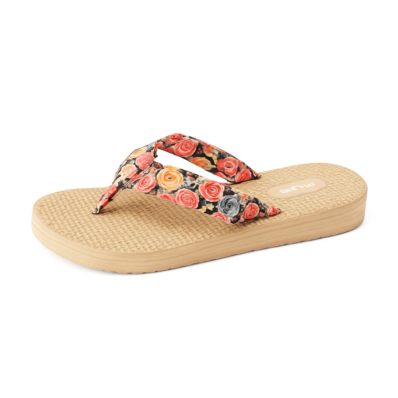 FUEL Flora EVA Base Women’s Casual Slippers – Slip-On Soft Sole Footwear with Designer Strap