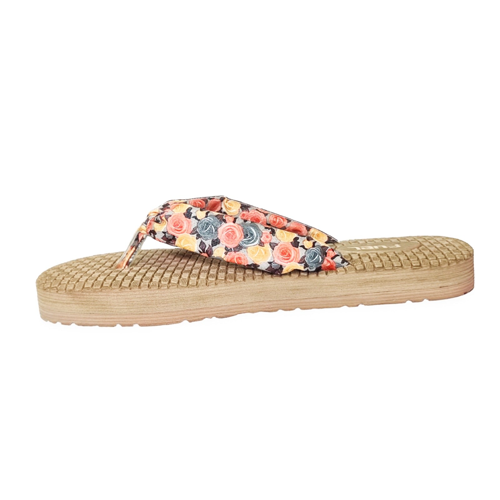 FUEL Flora EVA Base Women’s Casual Slippers – Slip-On Soft Sole Footwear with Designer Strap