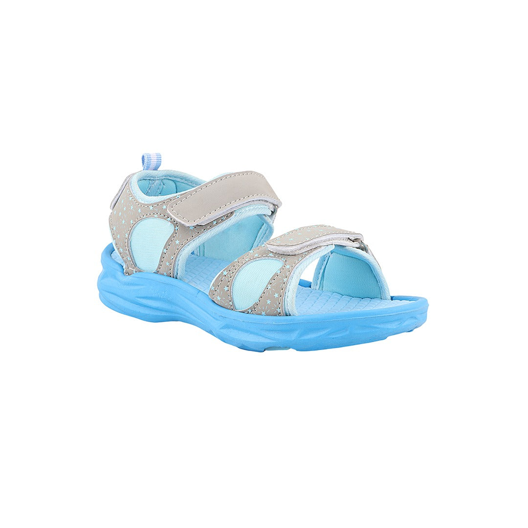 Fuel Yug Kids Sandals (Sky Blue & Grey)