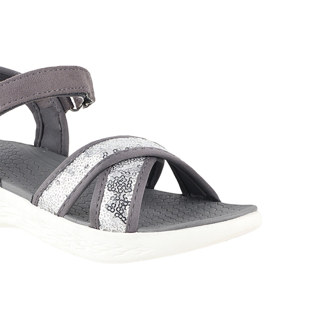 FUEL fashion Sandal for Women (Grey)