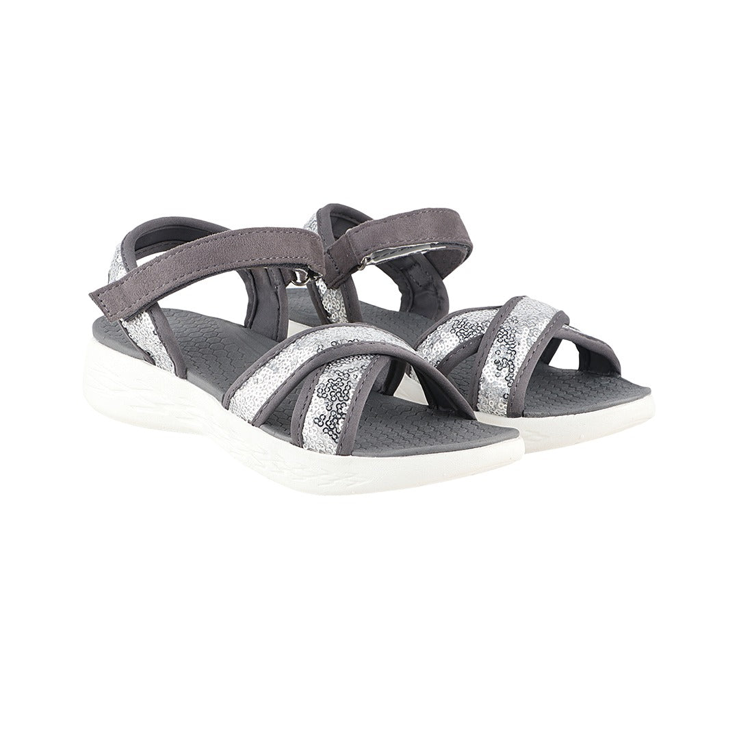 FUEL fashion Sandal for Women (Grey)