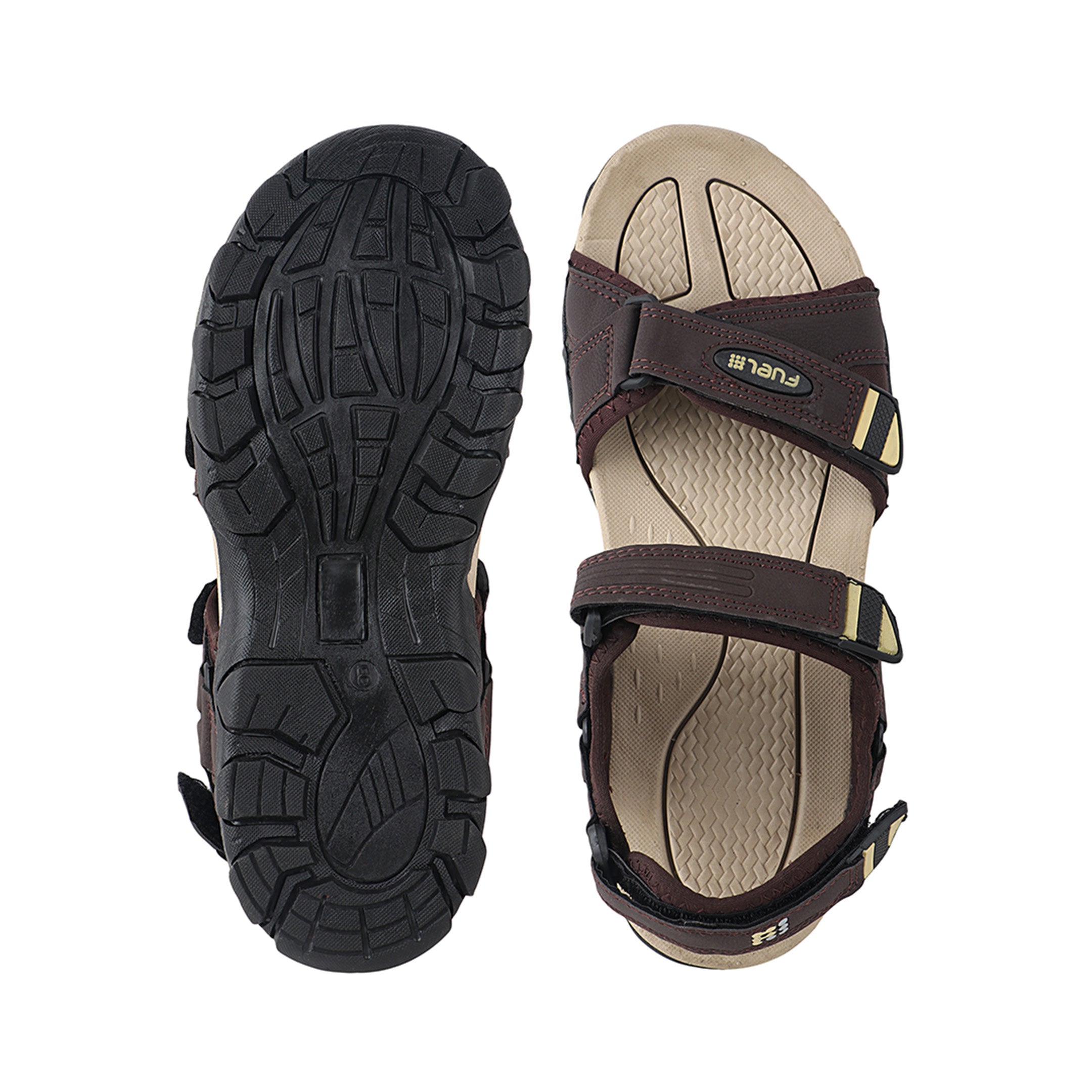 FUEL ADAM SANDALS FOR MEN'S (BROWN-BRIGE)