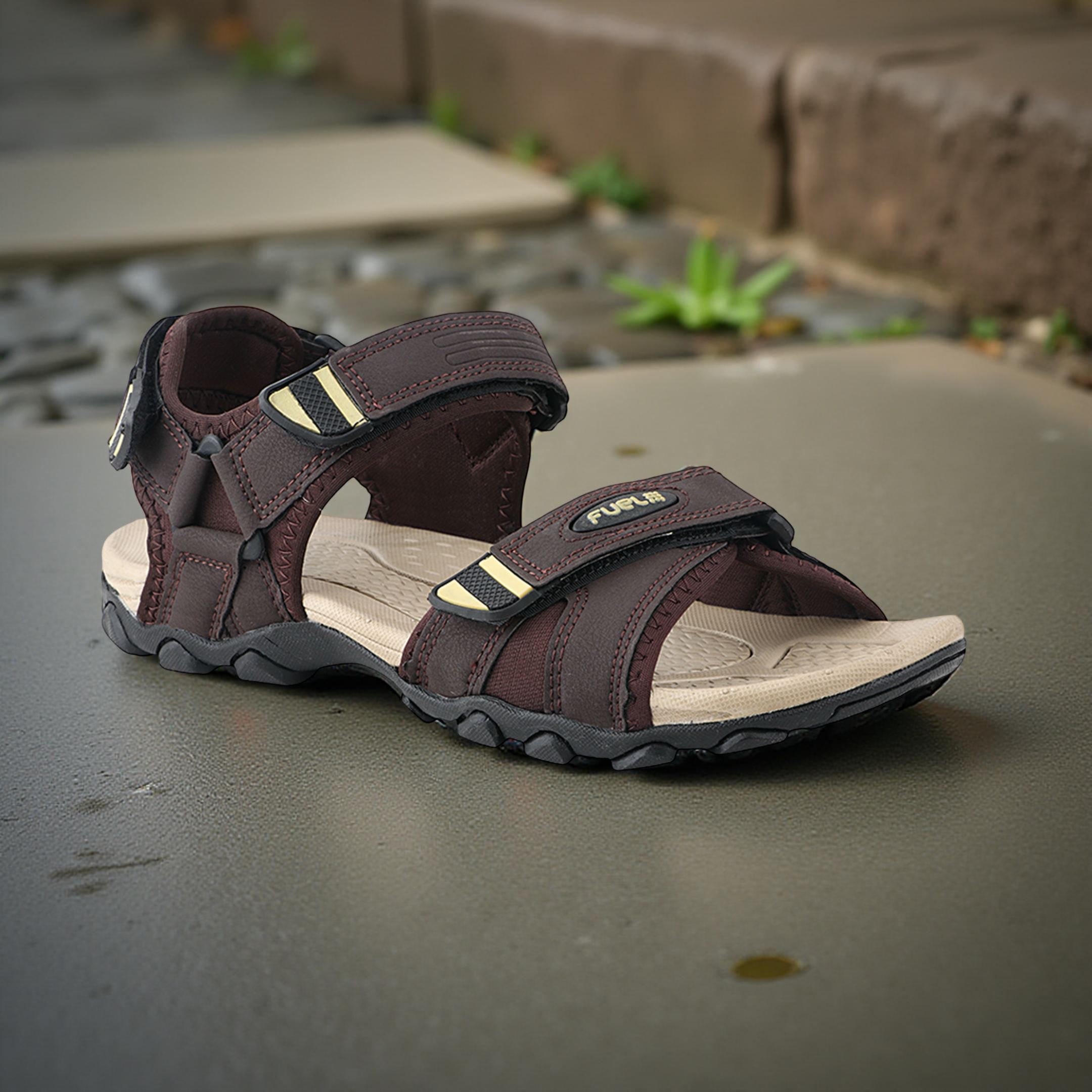 FUEL ADAM SANDALS FOR MEN'S (BROWN-BRIGE)