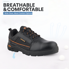 Fuel Armour 3 SD Safety Shoes For Men's  (Black)