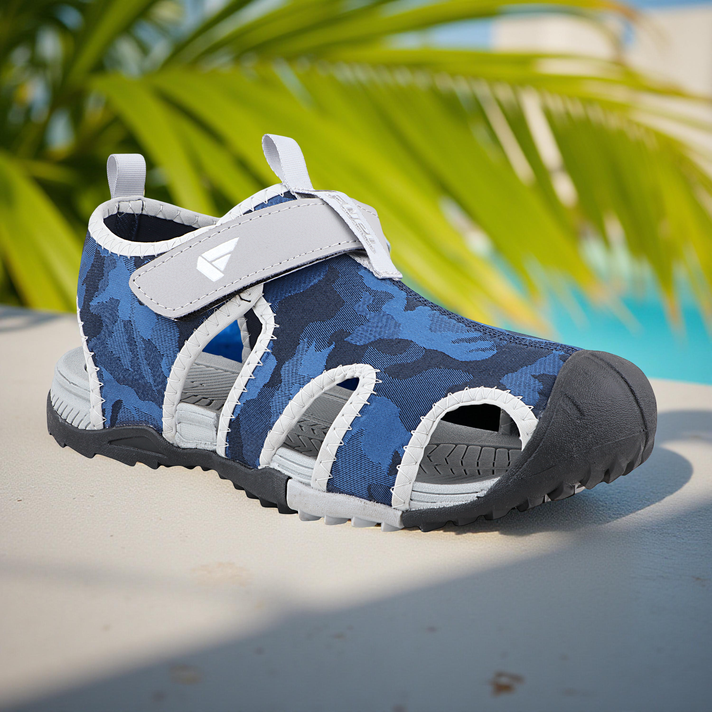 Fuel Soldier-12 Fisherman Sandals for Men (Blue)