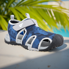 Fuel Soldier-12 Fisherman Sandals for Men (Blue)