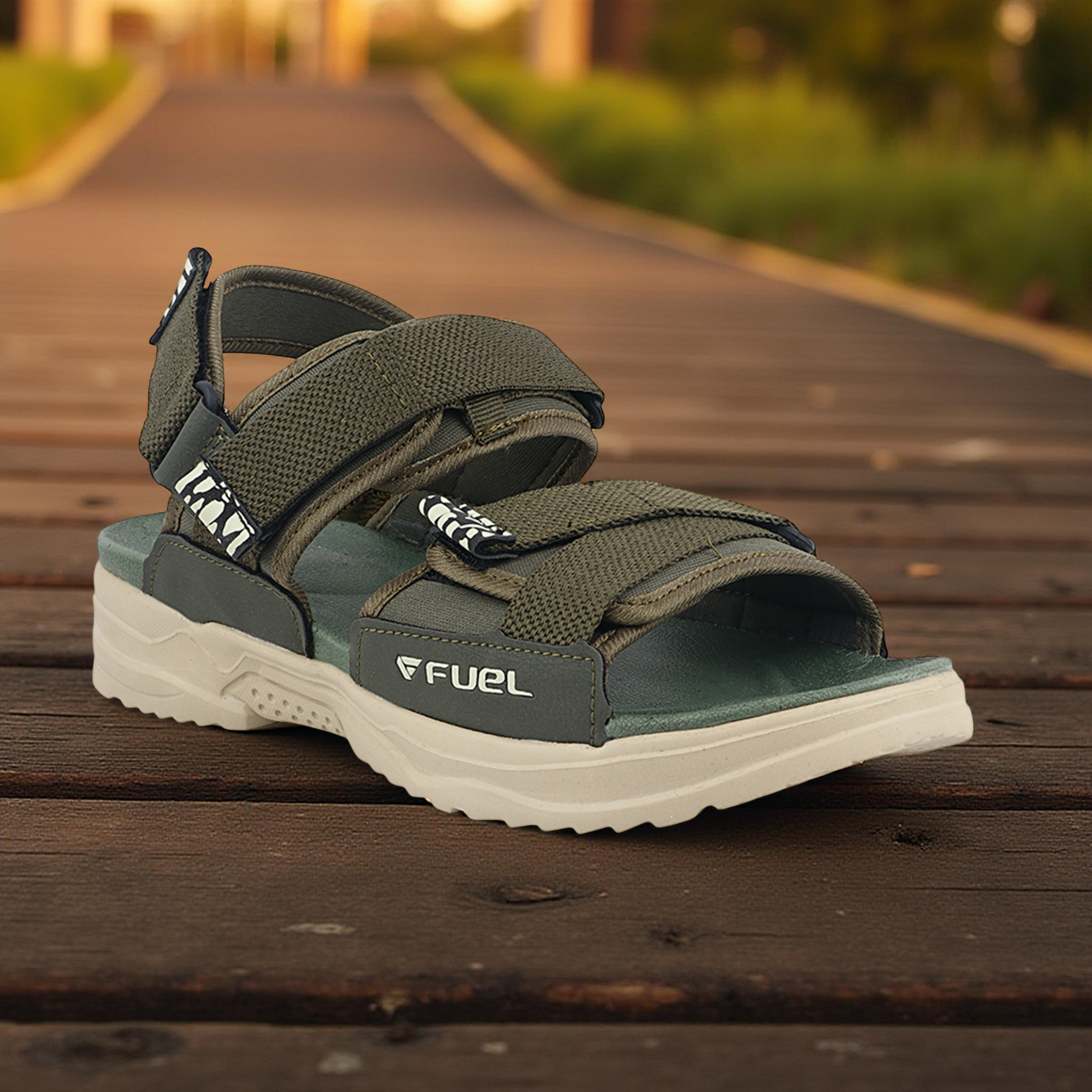 Fuel Combat-01 Sandal For Men's (OLIVE)