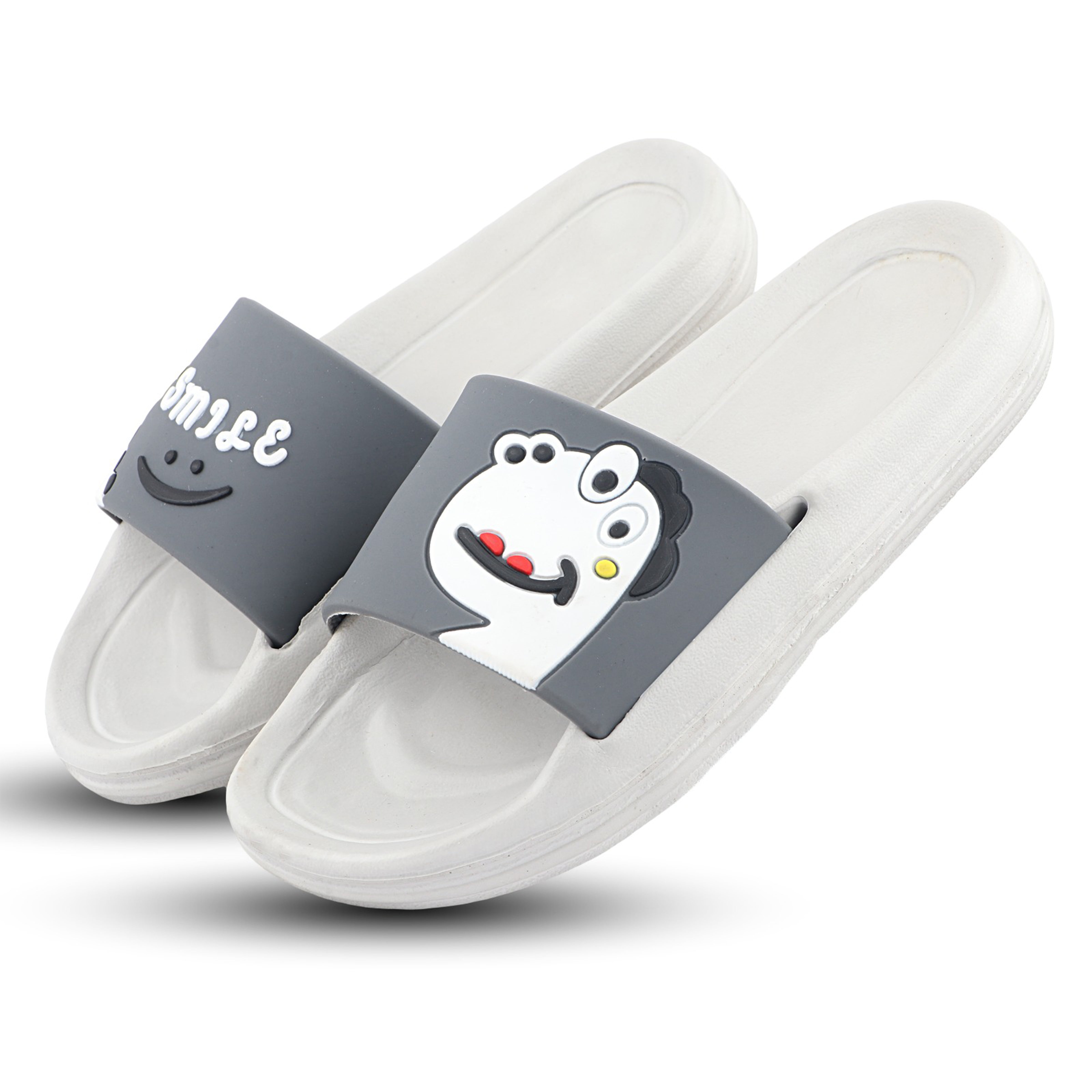 Fuel SLF-02 Flip Flop 4 to 10 Year Kids (L.Grey & D. Grey)