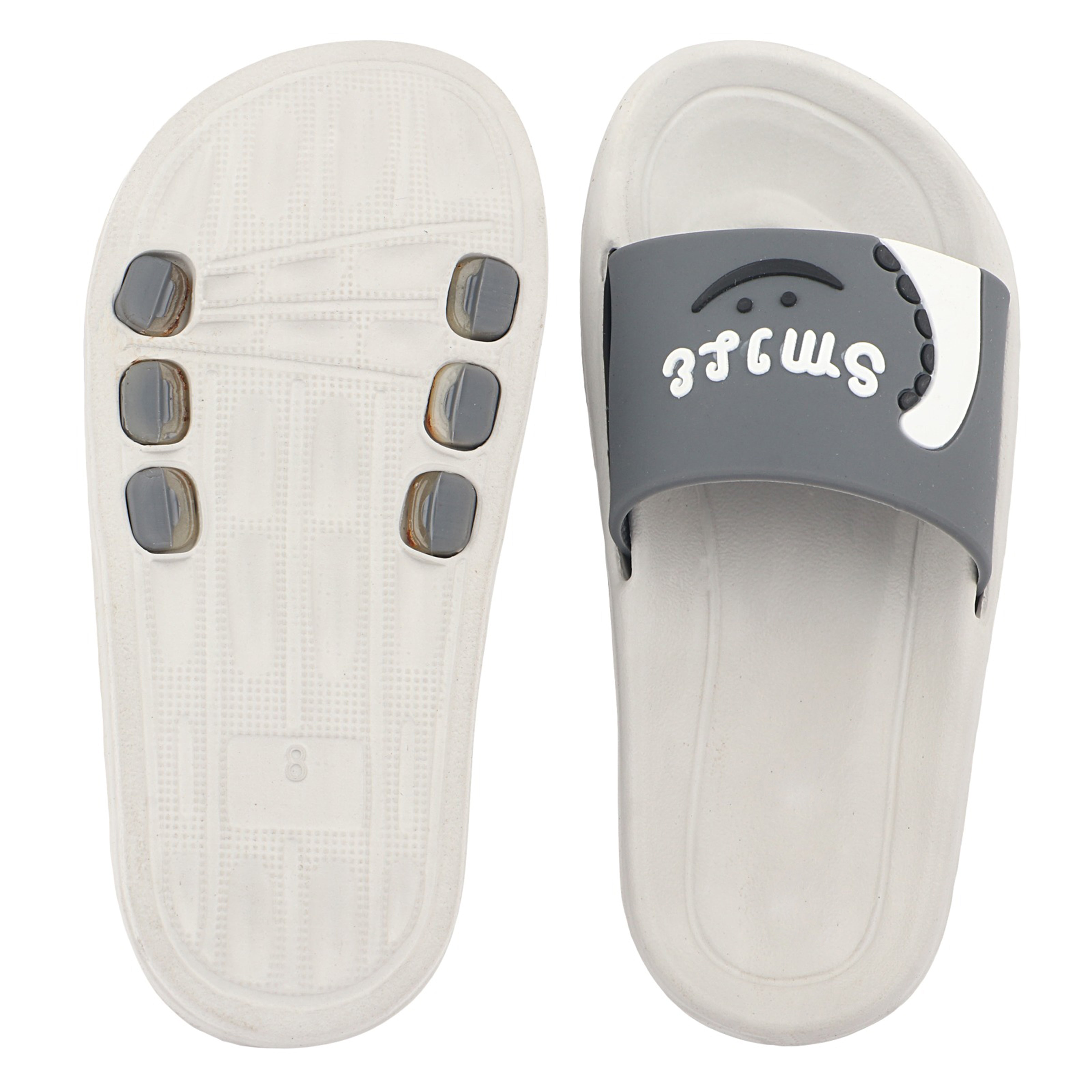 Fuel SLF-02 Flip Flop 4 to 10 Year Kids (L.Grey & D. Grey)