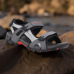 FUEL TimberLand-02 Comfortable Versatile Sporty Casual Sandals for Men (Grey)