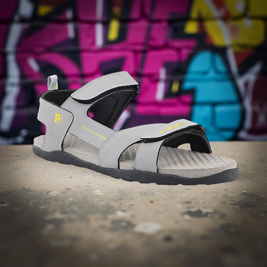 Fuel Roadster-02 Sandals For Men (Grey)