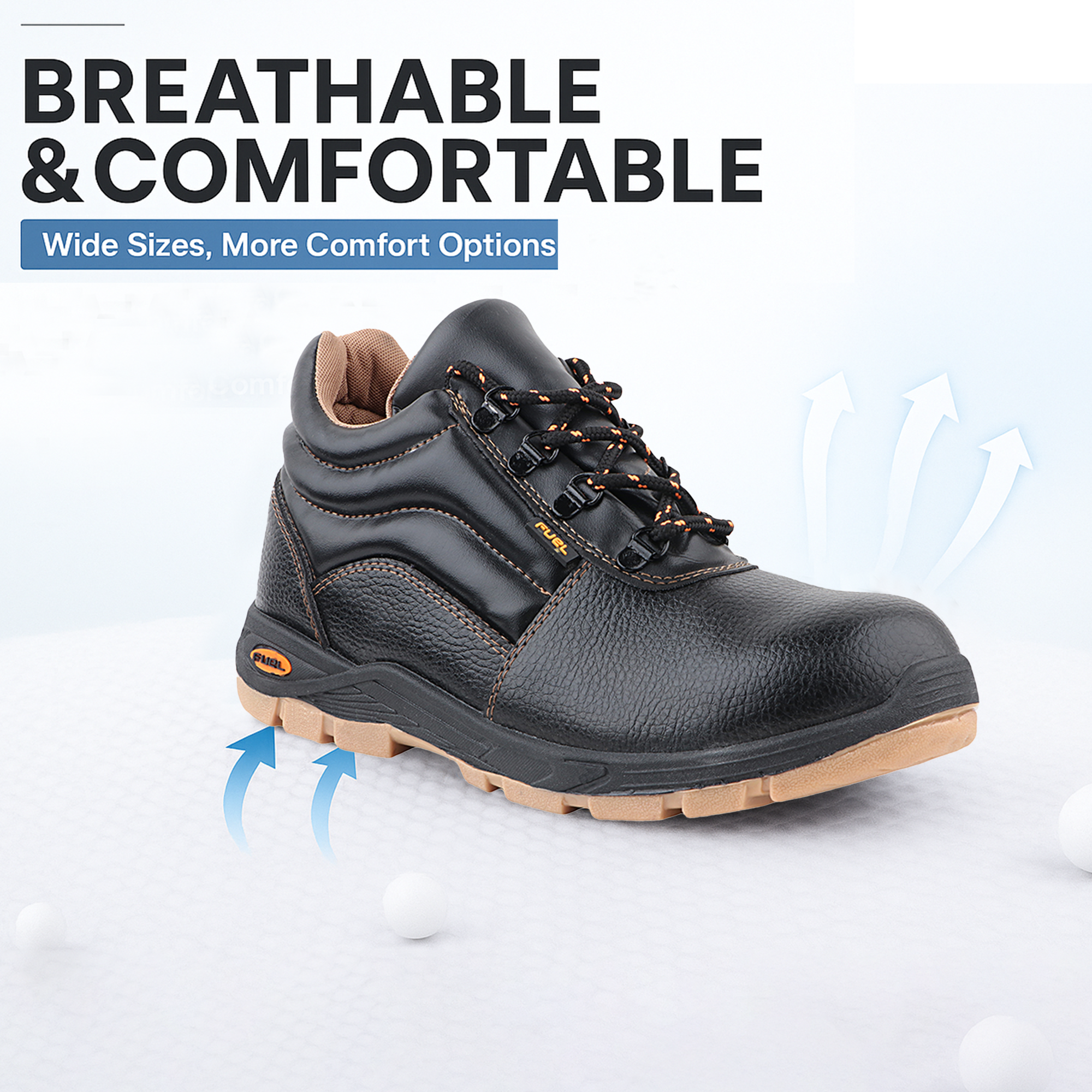FUEL Jordan HC  safety shoes (Black)