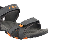 Fuel Austin-03 Sandals For Men's (Grey-orange)