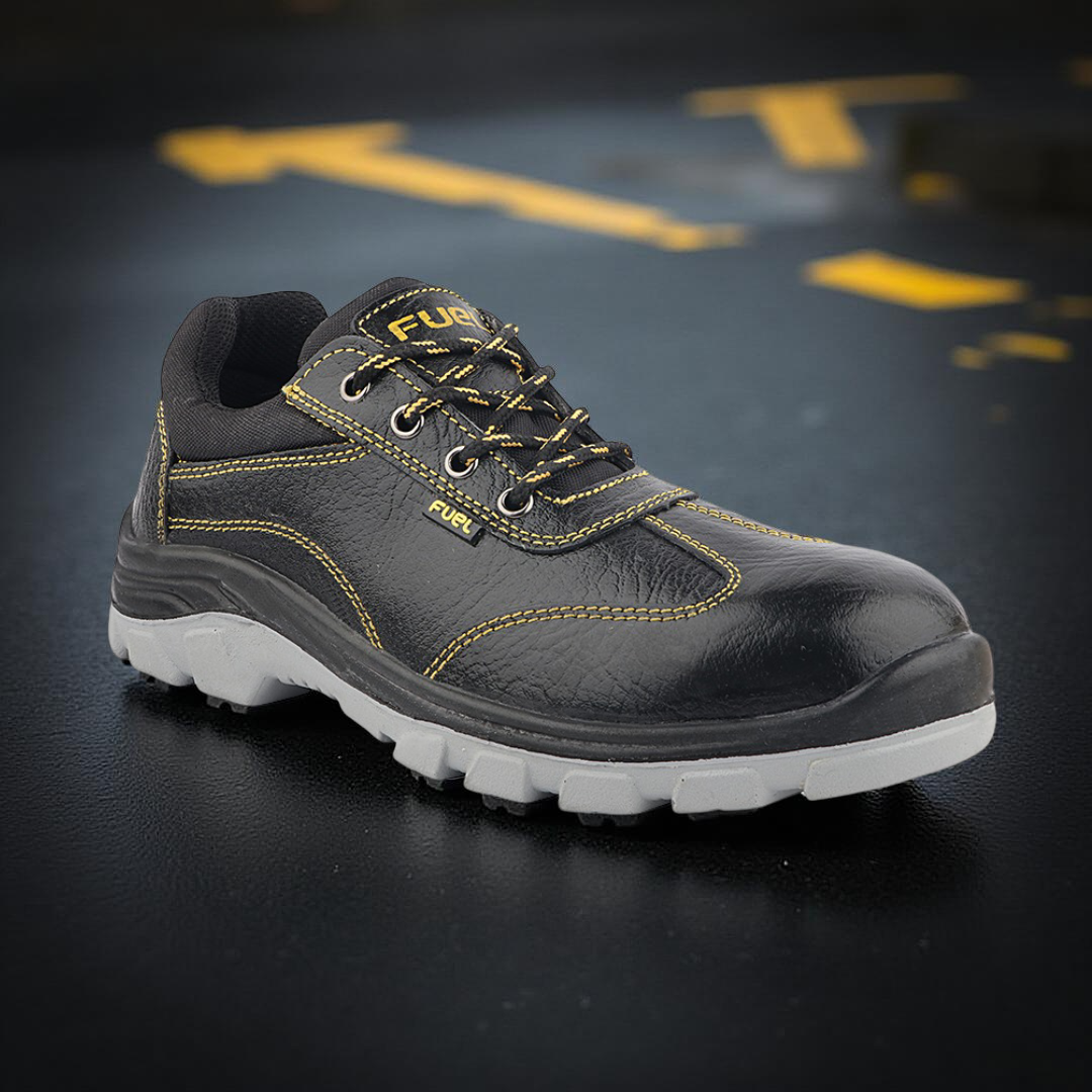 Fuel Mortar Safety Shoes for Men's (Black)