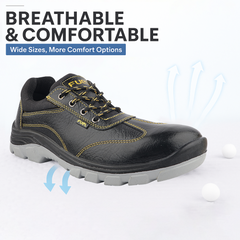 Fuel Mortar Safety Shoes for Men's (Black)