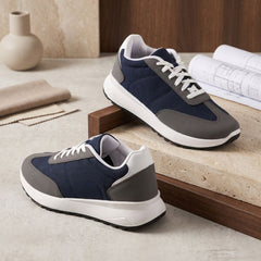 FUEL Neostep-03 Flexible & Lightweight Shock-Absorbing and Comfort Durable Sole Sports Shoes for Men's (Navy)