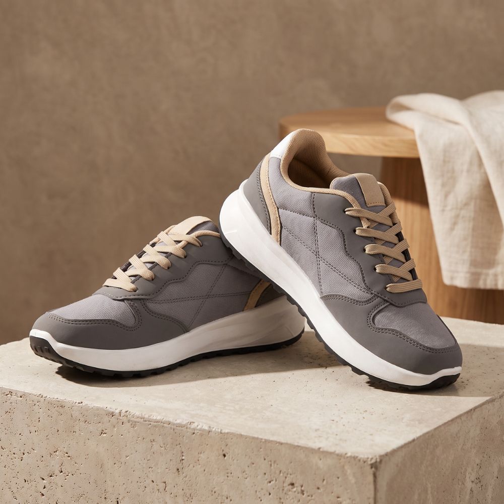 FUEL Neostep Comfortable & Casual Lightweight Sports Shoes for Men's (Grey)