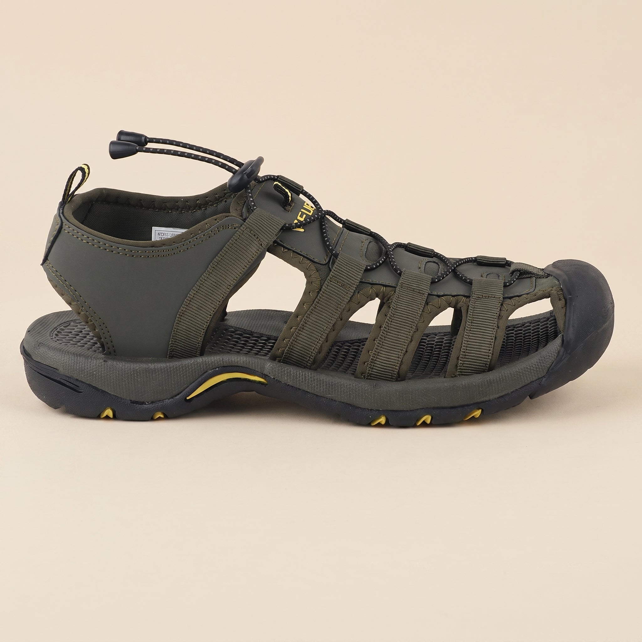 FUEL Soldier-06 Stylish Outdoor Fisherman Sandals Men (Olive)