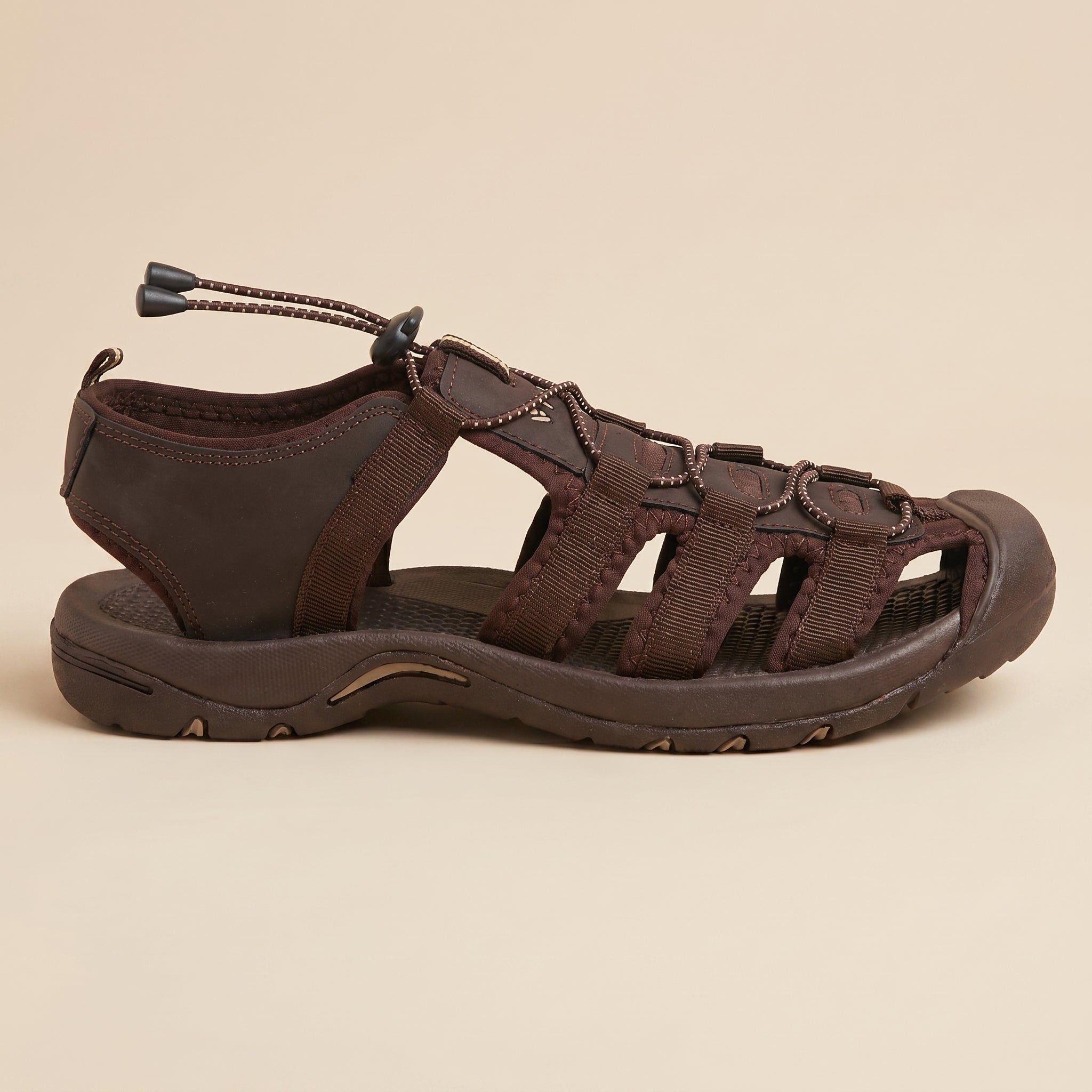 FUEL Soldier-06 Stylish Outdoor Fisherman Sandals Men (Brown)